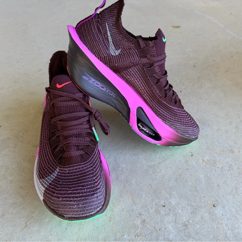 Nike Air Zoom Alphafly Next% 3 Size 7.5 Women’s Shoes Faith Kipyegon IB4201-600 - Picture 3 of 7